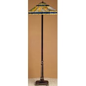 Meyda Tiffany Stained Glass / Tiffany Floor Lamp from the Cambridge Collection Tiffany Glass
