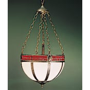 Meyda Tiffany 4 Light 16" Wide Pendant with Handmade Shade Tiffany Glass
