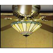 Meyda Tiffany Stained Glass / Tiffany Fan Light Kit from the Fixtures Collection Tiffany Glass