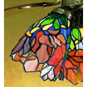 Meyda Tiffany Stained Glass / Tiffany Fan Light Kit Glassware Tiffany Glass