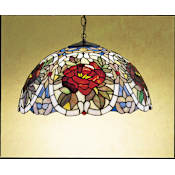 Meyda Tiffany 3 Light 20" Wide Pendant with Handmade Shade Tiffany Glass