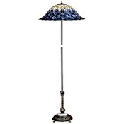 Meyda Tiffany Stained Glass / Tiffany Floor Lamp from the Peacock Feather Collection Tiffany Glass