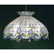 Meyda Tiffany 5 Light 20" Wide Pendant with Handmade Shade Tiffany Glass
