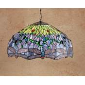 Meyda Tiffany 3 Light 22" Wide Pendant with Handmade Shade Tiffany Glass