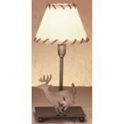 Meyda Tiffany Deer Accent Table Lamp from the Elks Club Collection Antique Copper