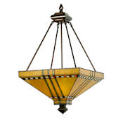 Meyda Tiffany 3 Light 24" Wide Pendant with Handmade Shade N/A