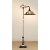 Meyda Tiffany Stained Glass / Tiffany Floor Lamp from the Tiffany Rosebush Collection Tiffany Glass