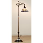 Meyda Tiffany Stained Glass / Tiffany Floor Lamp from the Jeweled Peacock Collection Tiffany Glass