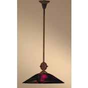 Meyda Tiffany Single Light 21" Wide Pendant with Handmade Shade Vintage Copper