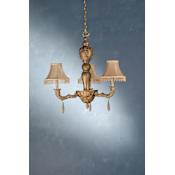 Meyda Tiffany 3 Light Up Lighting Chandelier from the Monticello Collection Tiffany Glass
