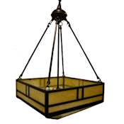 Meyda Tiffany 4 Light 16" Wide Pendant with Handmade Shade N/A