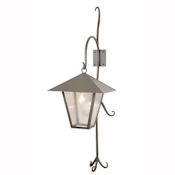 Meyda Tiffany Single Light Down Lighting Outdoor Wall Sconce from the Vine Collection Wrought Iron