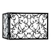 Meyda Tiffany Folding Fire Place Screen Black