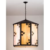 Meyda Tiffany 4 Light 31-1/2" Wide Pendant with Handmade Shade N/A