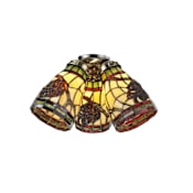 Meyda Tiffany Tiffany Glass Single Light Shade from the Pinecone Collection Bronze