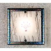 Meyda Tiffany Metro 12" Wide ADA Compliant Single Light Wall Washer Rib Border / Streamer / Dicro Logo