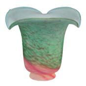 Meyda Tiffany Fluted 5" Tall Lamp Shade Green