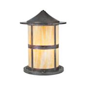 Meyda Tiffany 18" W Fulton Pier Mount Beige Vintage Copper