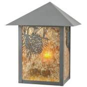 Meyda Tiffany Seneca 11" Tall Wall Sconce Craftsman Brown