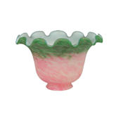 Meyda Tiffany Bell 4" Tall Lamp Shade Pink
