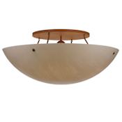 Meyda Tiffany Artesia 8 Light 48" Wide Semi-Flush Bowl Ceiling Fixture - Earth Finish Earth
