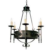 Meyda Tiffany Lorenzo 6 Light 30" Wide Taper Candle Style Chandelier French Bronze