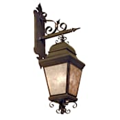 Meyda Tiffany Monaco 3 Light 44" Tall Wall Sconce Gilded Tobacco