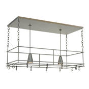 Meyda Tiffany 48" L Spartan Pot Rack Steel