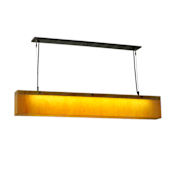 Meyda Tiffany Quadrato 53" Wide Linear Pendant Timeless Bronze