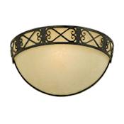 Meyda Tiffany Toscano 6" Tall Wall Sconce Antique Iron Gate