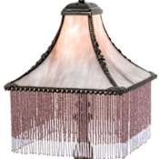 Meyda Tiffany Victoria 14" Wide x 8" Tall Lighting Shade Craftsman Brown