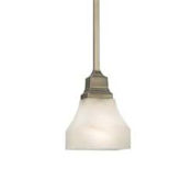 Meyda Tiffany Bungalow 7" Wide Mini Pendant Brushed Nickel