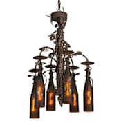 Meyda Tiffany Tuscan Vineyard 6 Light 20" Wide Chandelier Custom