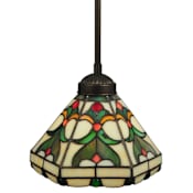 Meyda Tiffany 8" W Middelton Mini Pendant Multi Color