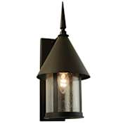 Meyda Tiffany Keebler 20" Tall Wall Sconce Craftsman Brown