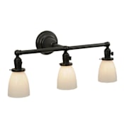 Meyda Tiffany Revival 3 Light 10" Tall Wall Sconce Craftsman Brown