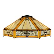 Meyda Tiffany Peaches 8.5" Tall Lamp Shade N/A