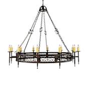 Meyda Tiffany Toscano 12 Light 72" Wide Taper Candle Style Chandelier N/A