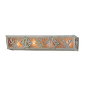 Meyda Tiffany 4 Light 5" Tall Wall Sconce Nickel