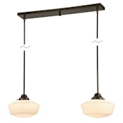 Meyda Tiffany Revival 2 Light 12" Wide Multi Light Pendant Craftsman Brown