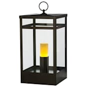 Meyda Tiffany Quadrato 30" Tall Pier Mount Post Light Oil Rubbed Bronze