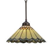 Meyda Tiffany Carousel 12" Wide Pendant Mahogany Bronze