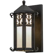 Meyda Tiffany Caprice 16" Tall Wall Sconce Chestnut