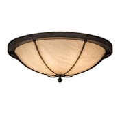 Meyda Tiffany Dominga 6 Light 30" Wide Flush Mount Bowl Ceiling Fixture - Oil Rubbed Bronze Finish Oil Rubbed Bronze