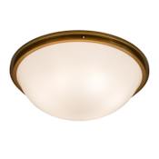 Meyda Tiffany Commerce 6 Light 37" Wide Flush Mount Bowl Ceiling Fixture Buttered Brass