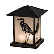 Meyda Tiffany Seneca 2 Light 15" Tall Pier Mount Post Light Oil Rubbed Bronze