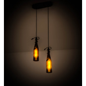 Meyda Tiffany Tuscan Vineyard 2 Light 5" Wide Multi Light Pendant Oil Rubbed Bronze