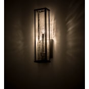 Meyda Tiffany Quadrato 18" Tall Wall Sconce Cinnamon Coffee