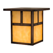 Meyda Tiffany T Mission 6.5" Tall Lamp Shade Brass