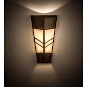 Meyda Tiffany Santa Fe 2 Light 22" Tall Wall Sconce with Shade Antique Copper